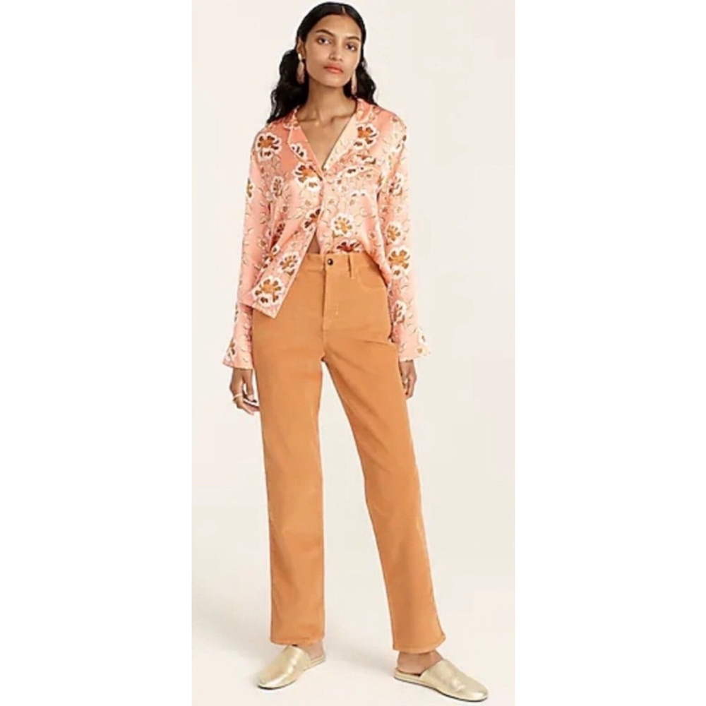 J. Crew straight leg ankle corduroy pants size 27